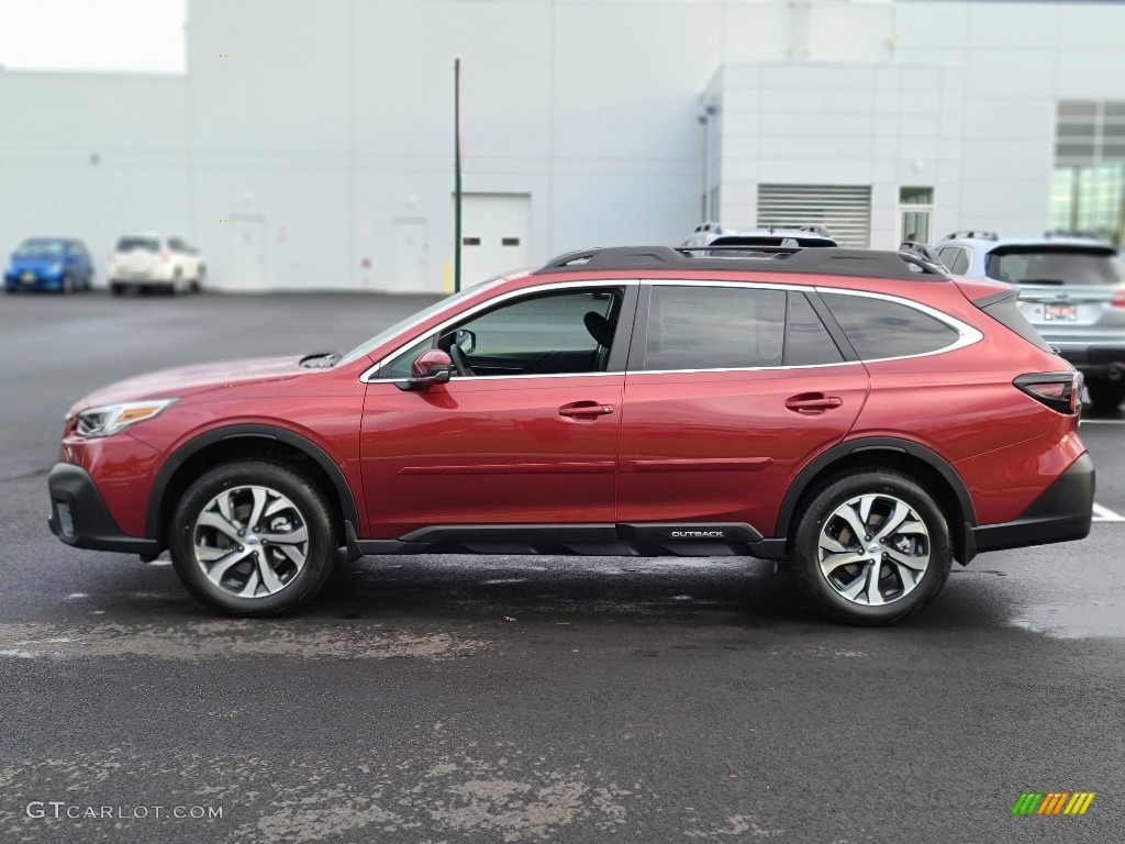 Crimson Red Pearl 2021 Subaru Outback 2.5i Limited Exterior Photo #140047216