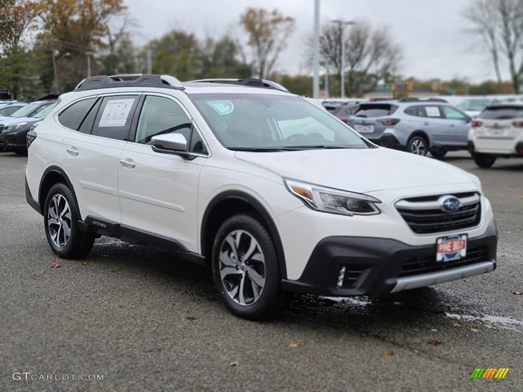 Crystal White Pearl Subaru Outback