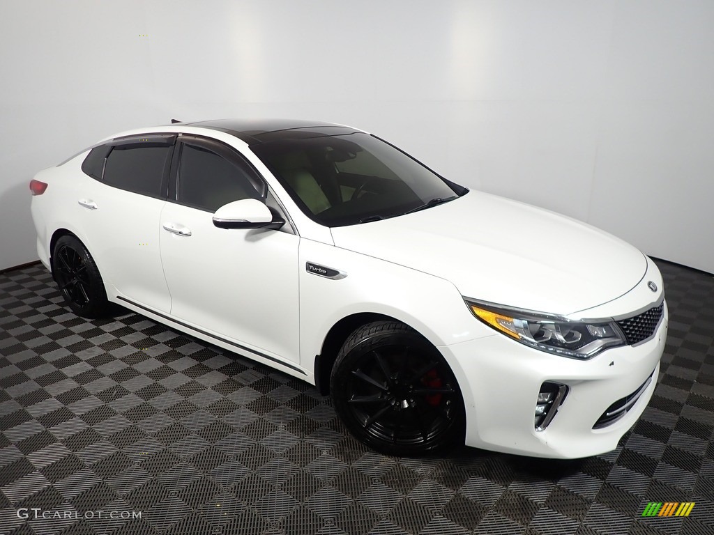 Snow White Pearl 2018 Kia Optima SX Exterior Photo #140047963