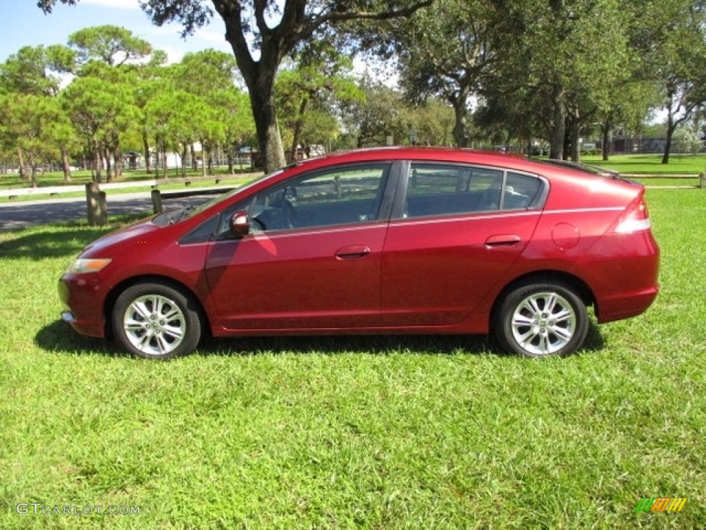 2010 Insight Hybrid EX - Tango Red Pearl / Gray photo #3