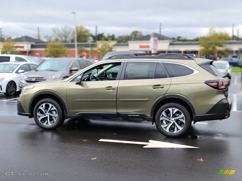 Autumn Green Metallic 2021 Subaru Outback 2.5i Limited Exterior Photo #140048371