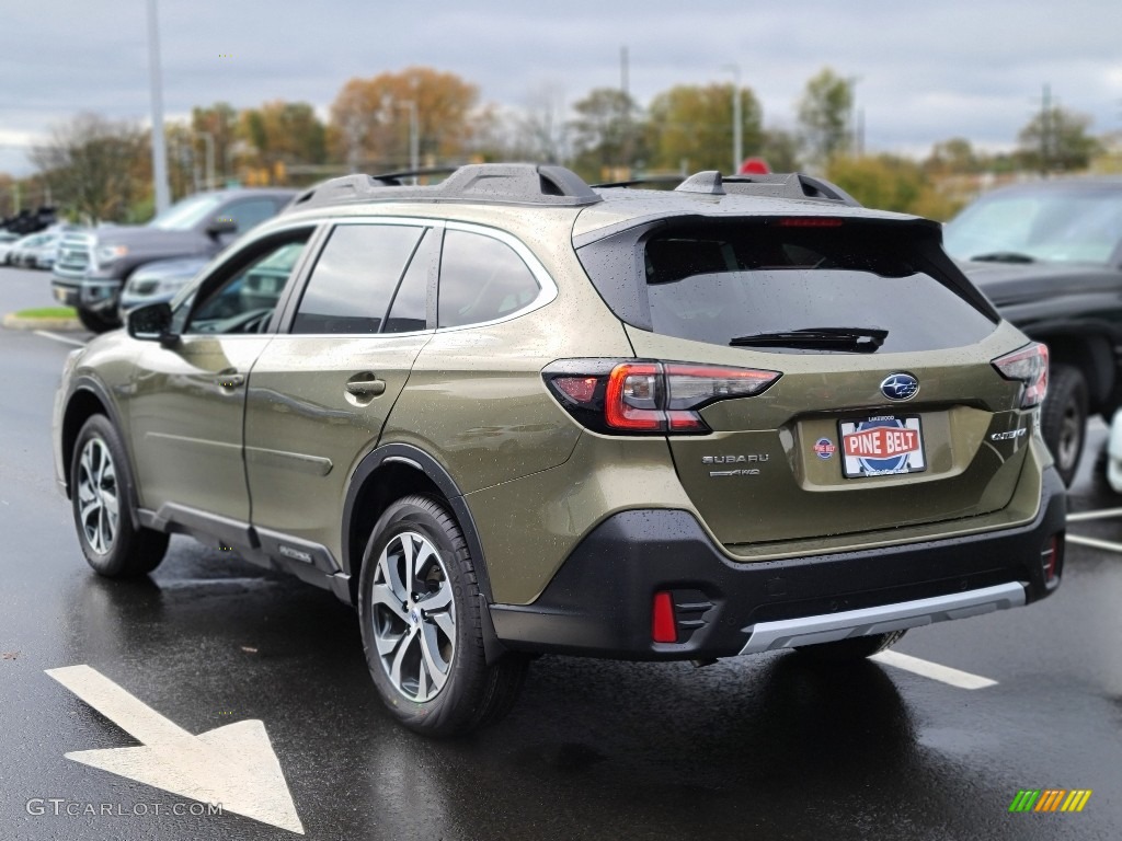 2021 Outback 2.5i Limited - Autumn Green Metallic / Slate Black photo #4