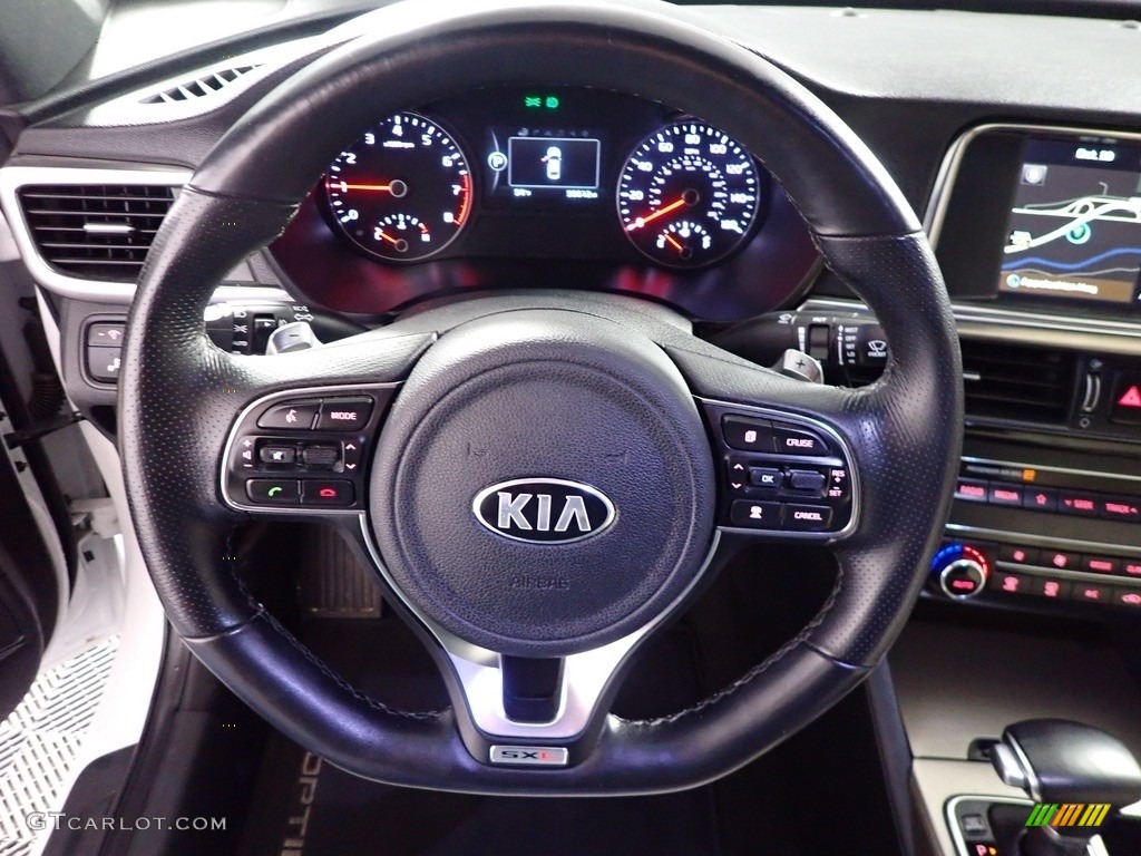 2018 Kia Optima SX Beige Steering Wheel Photo #140048566