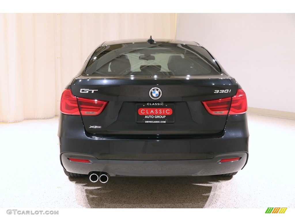 2018 3 Series 330i xDrive Gran Turismo - Black Sapphire Metallic / Black photo #19