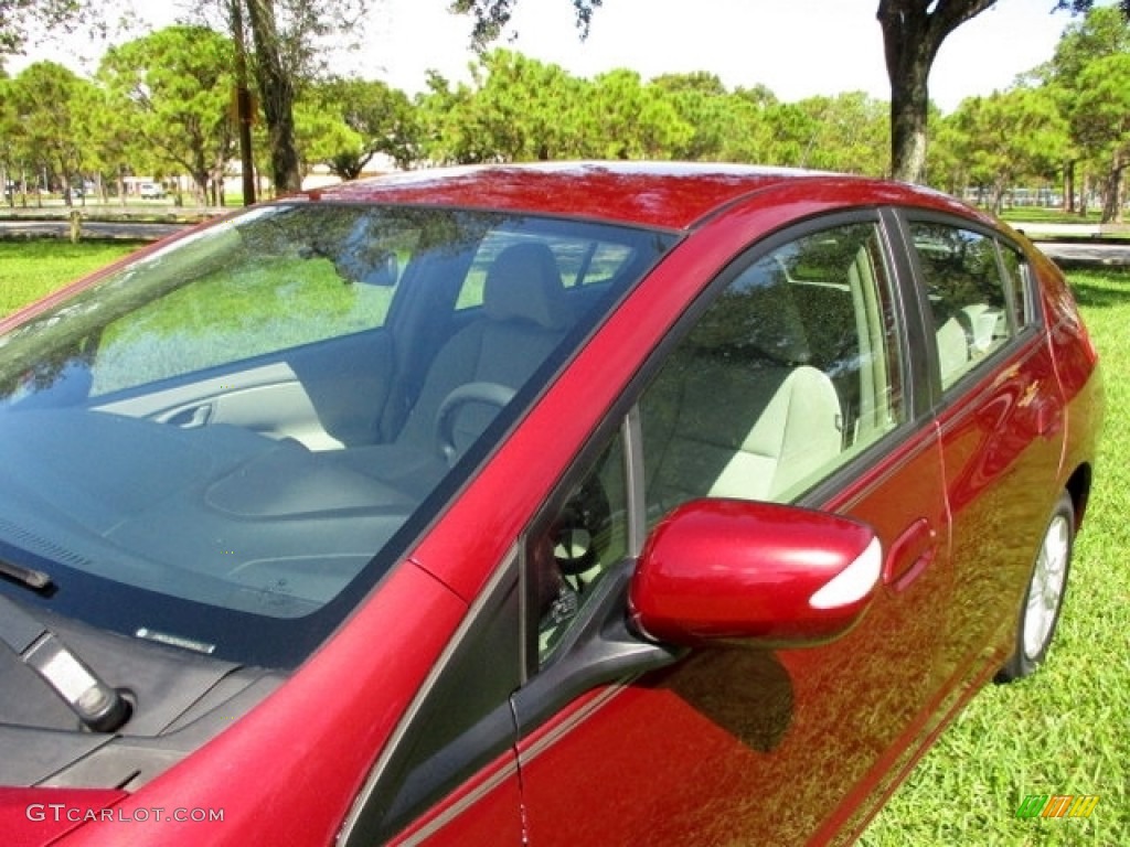 2010 Insight Hybrid EX - Tango Red Pearl / Gray photo #49