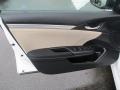 Black/Ivory 2018 Honda Civic EX Sedan Door Panel