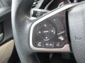Black/Ivory 2018 Honda Civic EX Sedan Steering Wheel