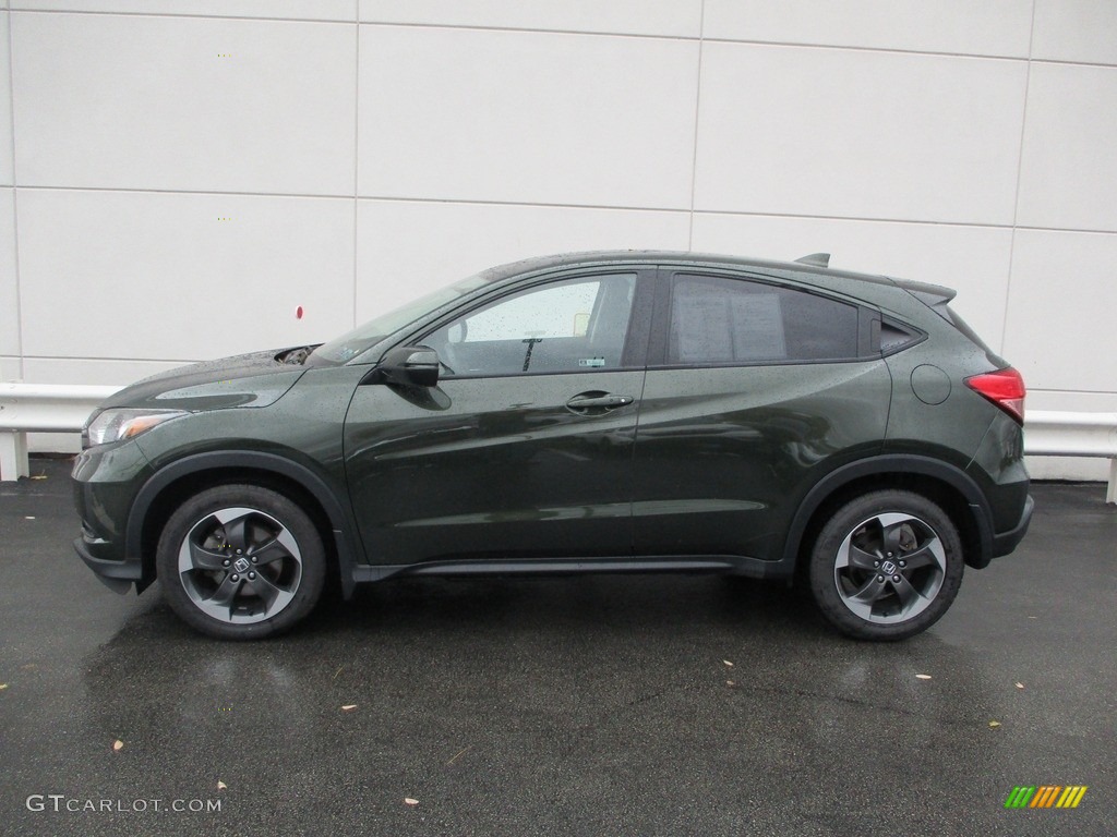 Misty Green Pearl 2018 Honda HR-V EX AWD Exterior Photo #140050612