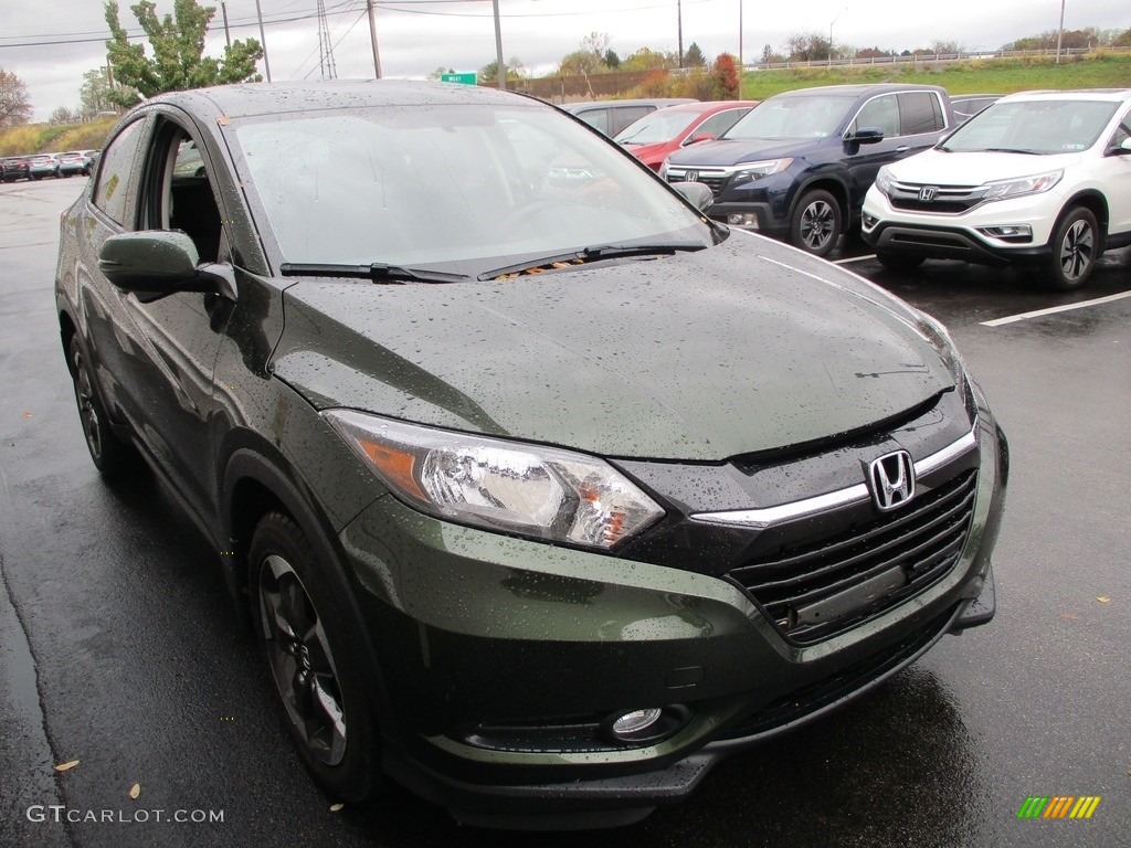 Misty Green Pearl 2018 Honda HR-V EX AWD Exterior Photo #140050792