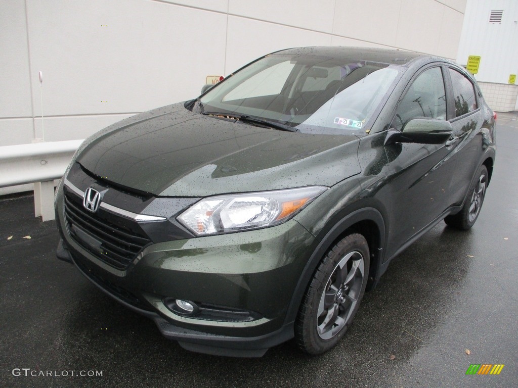 Misty Green Pearl 2018 Honda HR-V EX AWD Exterior Photo #140050852