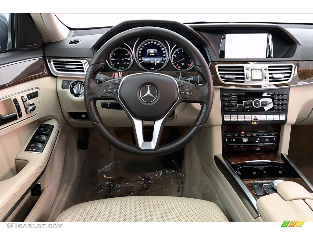 2014 E 350 Sedan - Indigo Blue Metallic / Silk Beige/Espresso Brown photo #4