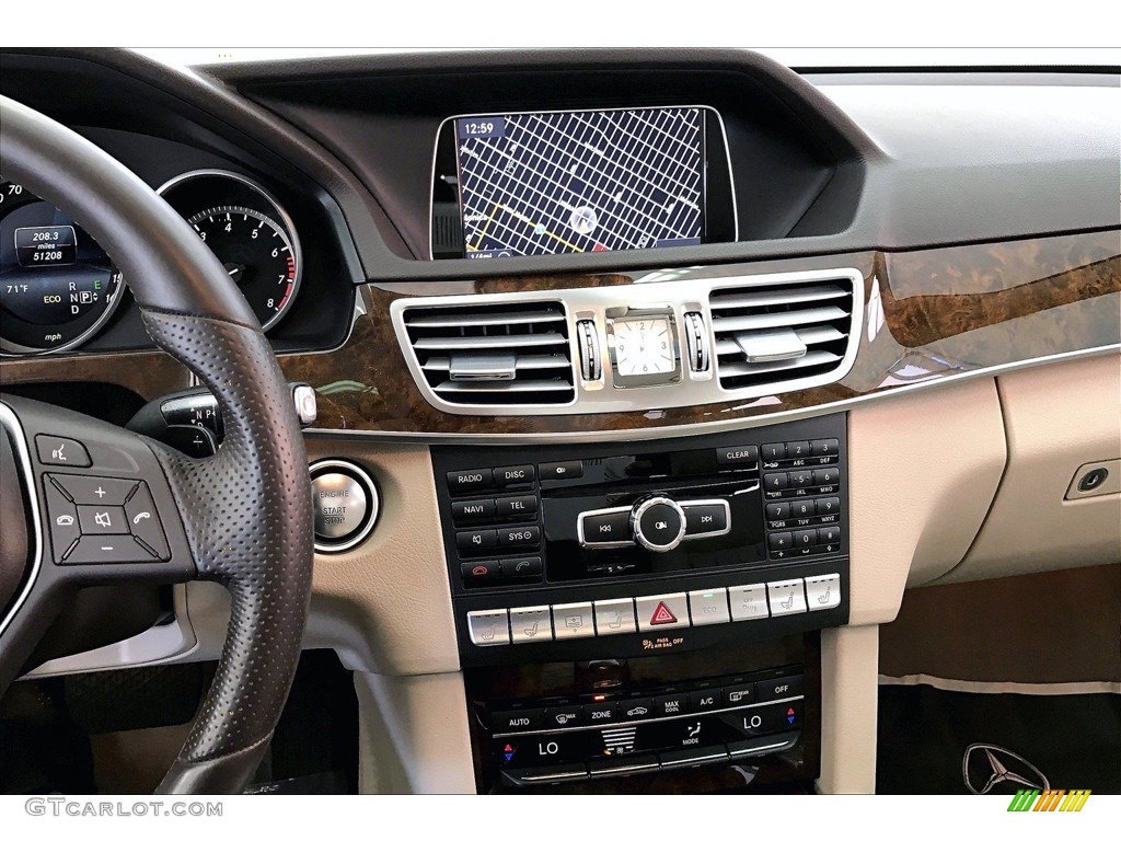 2014 E 350 Sedan - Indigo Blue Metallic / Silk Beige/Espresso Brown photo #5