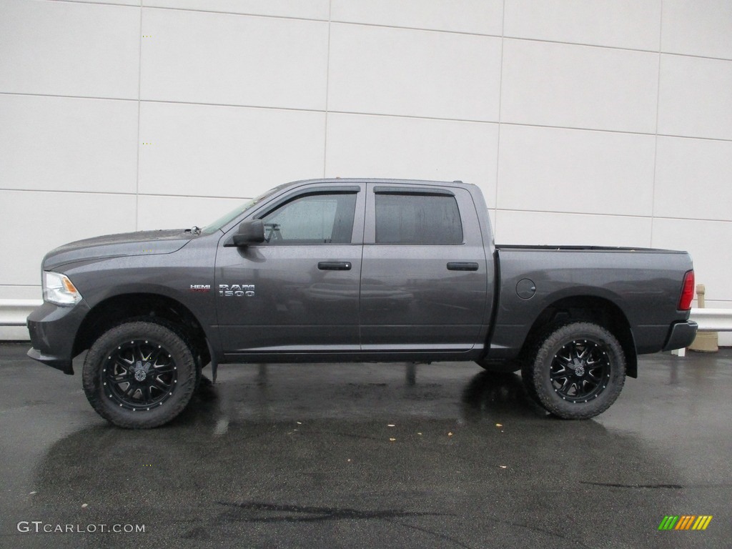 2014 1500 Express Crew Cab 4x4 - Mineral Gray Metallic / Black/Diesel Gray photo #2