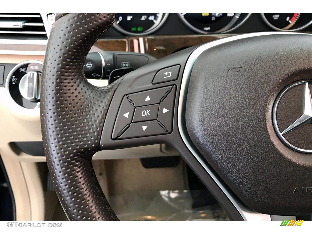 2014 E 350 Sedan - Indigo Blue Metallic / Silk Beige/Espresso Brown photo #21