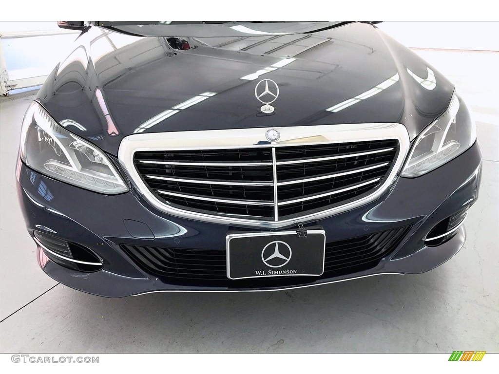 2014 E 350 Sedan - Indigo Blue Metallic / Silk Beige/Espresso Brown photo #30