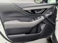 2021 Subaru Outback Gray StarTex Urethane Interior Door Panel Photo