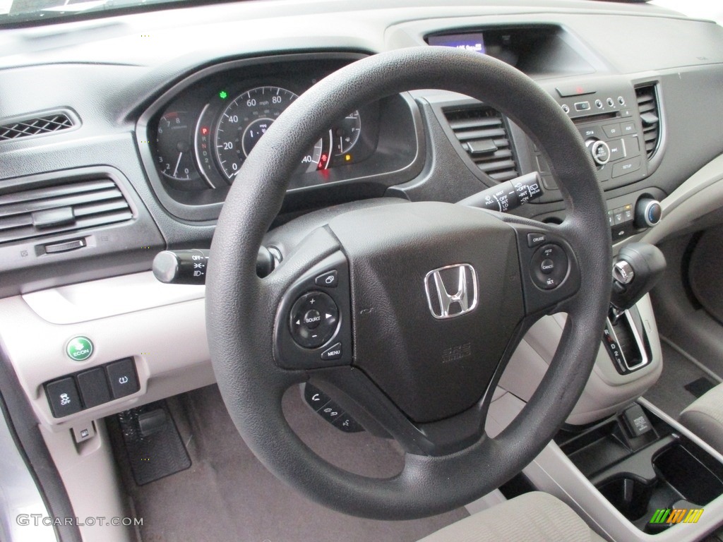 2014 CR-V LX AWD - Alabaster Silver Metallic / Black photo #13