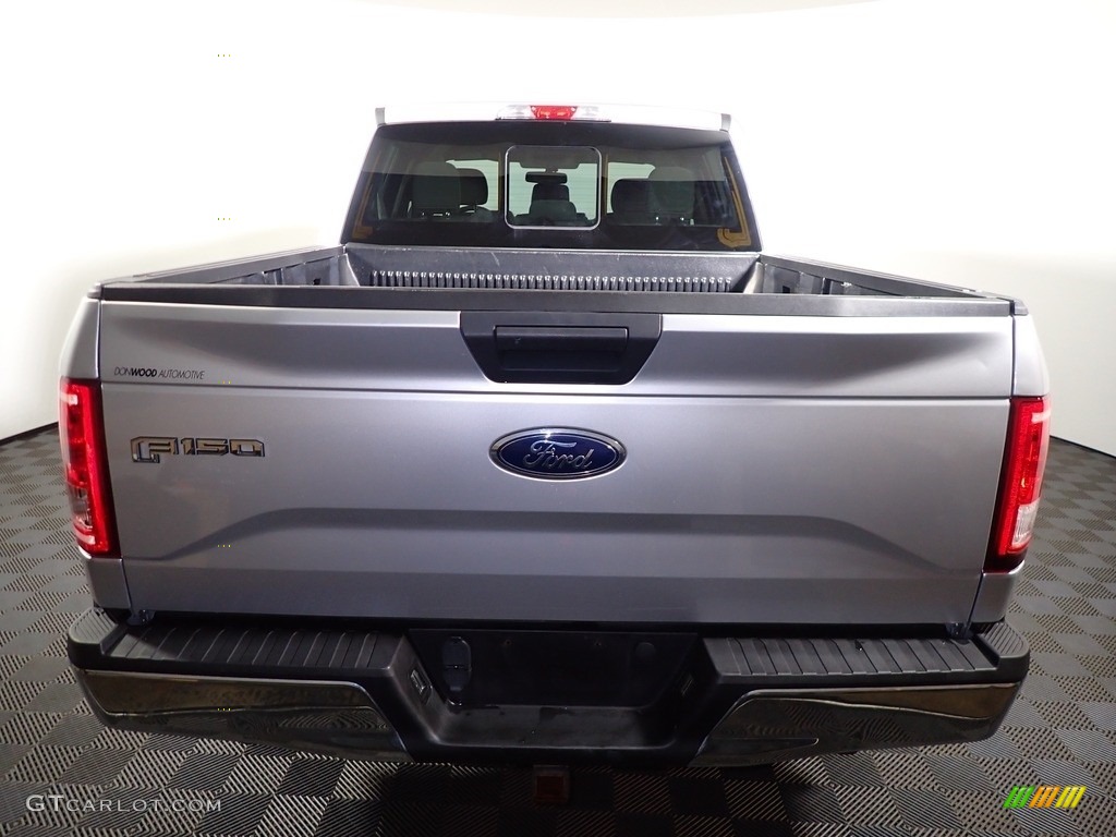 2016 F150 XL SuperCrew 4x4 - Ingot Silver / Medium Earth Gray photo #11