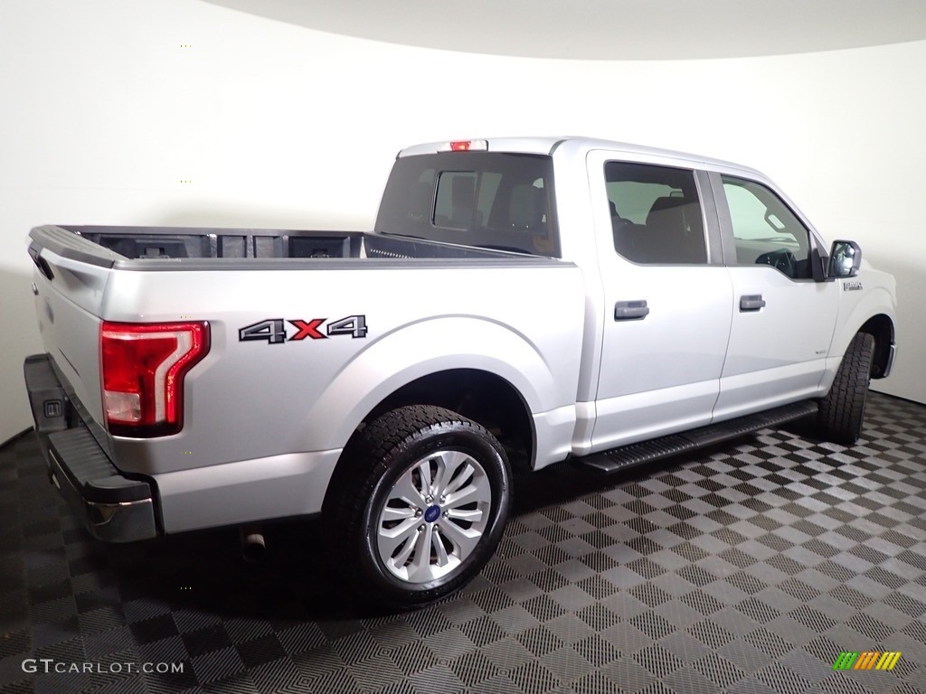 2016 F150 XL SuperCrew 4x4 - Ingot Silver / Medium Earth Gray photo #13