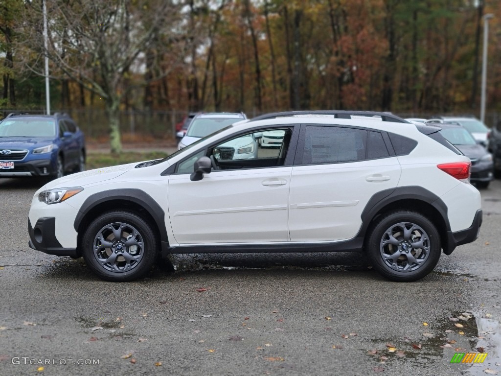 Crystal White Pearl 2021 Subaru Crosstrek Sport Exterior Photo #140053147