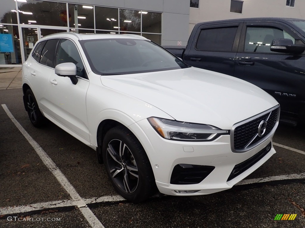 Ice White 2018 Volvo XC60 T5 AWD R Design Exterior Photo #140055475