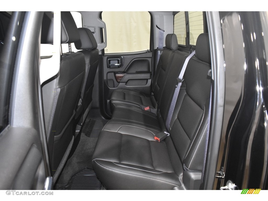 2016 GMC Sierra 1500 SLT Double Cab 4WD Rear Seat Photo #140055916