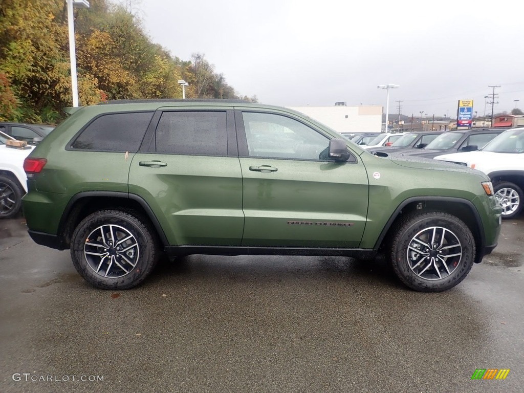 Green Metallic 2021 Jeep Grand Cherokee Trailhawk 4x4 Exterior Photo #140056147