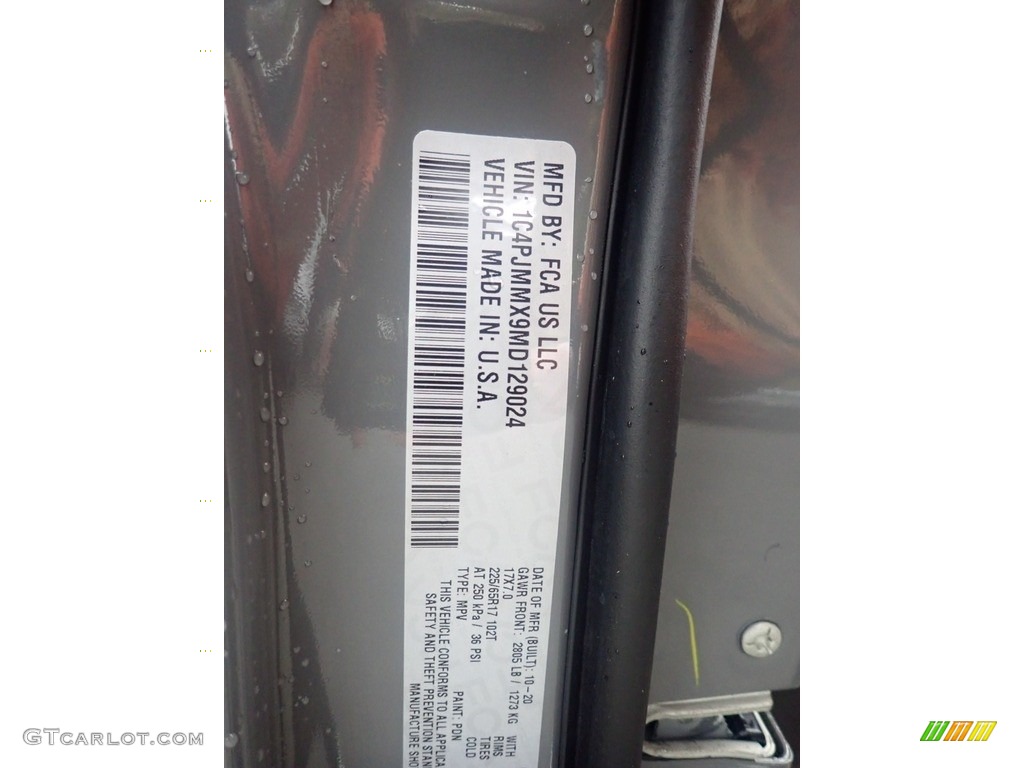 2021 Cherokee Color Code PDN for Sting-Gray Photo #140057419