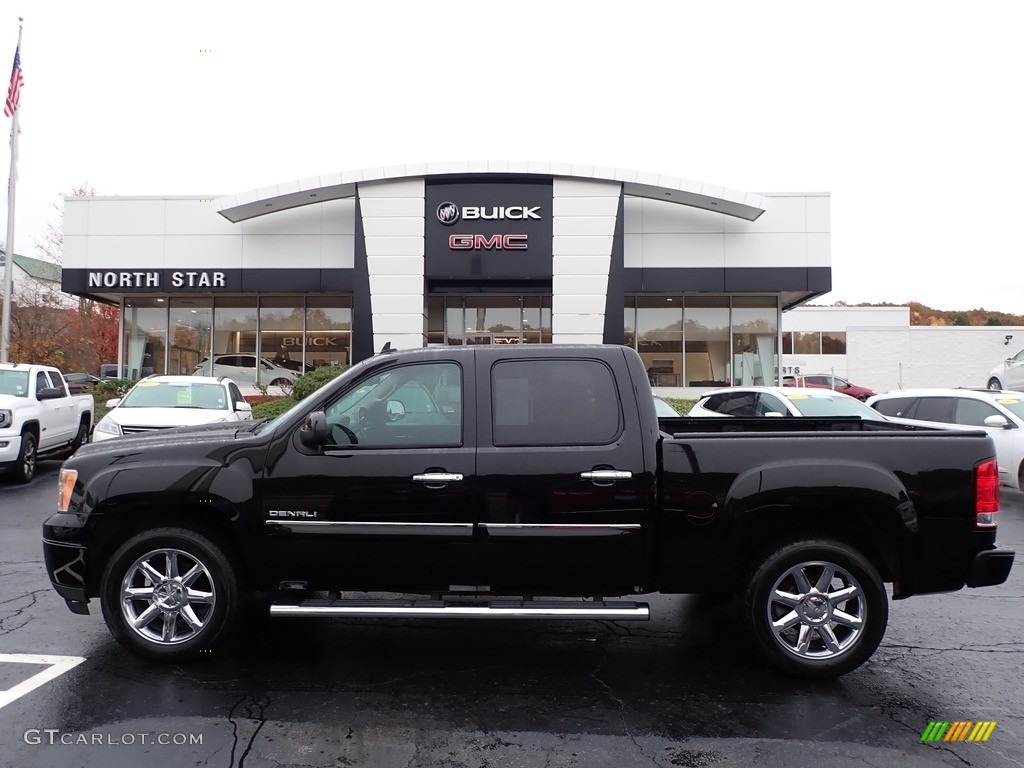 2013 Sierra 1500 Denali Crew Cab AWD - Onyx Black / Ebony photo #12