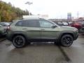 Olive Green Pearl 2021 Jeep Cherokee Traihawk 4x4 Exterior