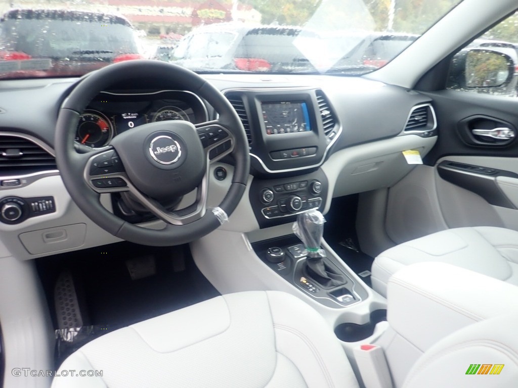 Ski Gray/Black Interior 2021 Jeep Cherokee Latitude Lux 4x4 Photo #140059930