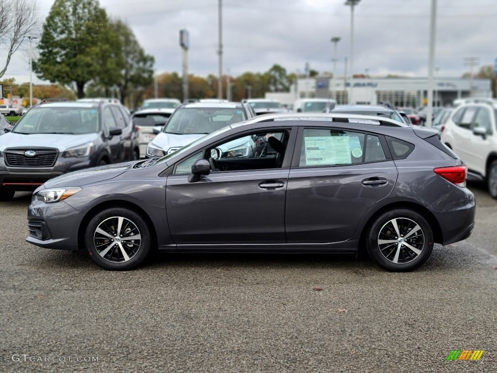 Magnetite Gray Metallic 2021 Subaru Impreza Premium 5-Door Exterior Photo #140061583