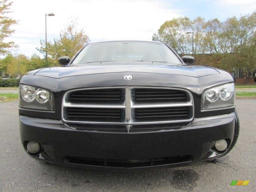 2010 Charger SXT - Brilliant Black Crystal Pearl / Dark Slate Gray/Light Slate Gray photo #4