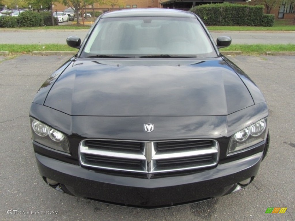 2010 Charger SXT - Brilliant Black Crystal Pearl / Dark Slate Gray/Light Slate Gray photo #5