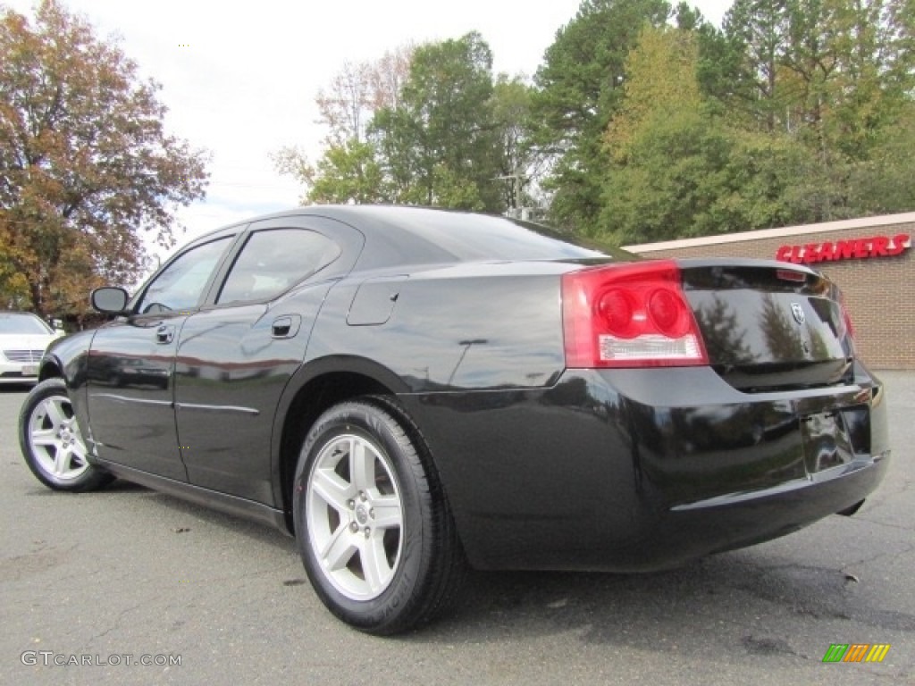 2010 Charger SXT - Brilliant Black Crystal Pearl / Dark Slate Gray/Light Slate Gray photo #8