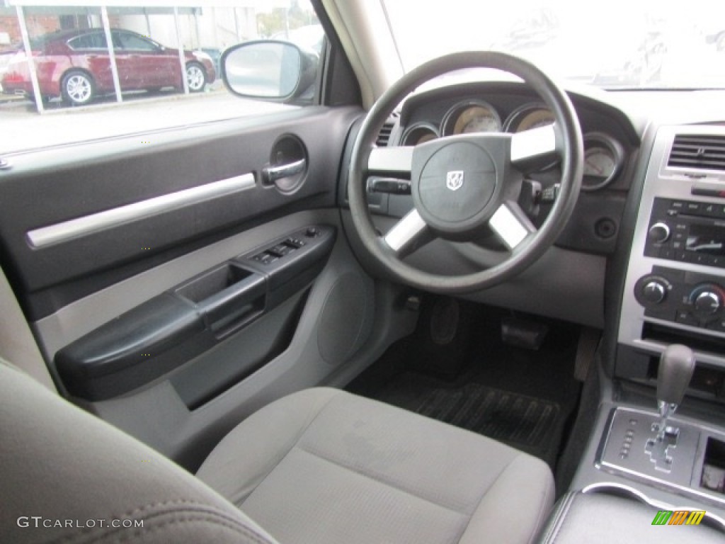 2010 Charger SXT - Brilliant Black Crystal Pearl / Dark Slate Gray/Light Slate Gray photo #12
