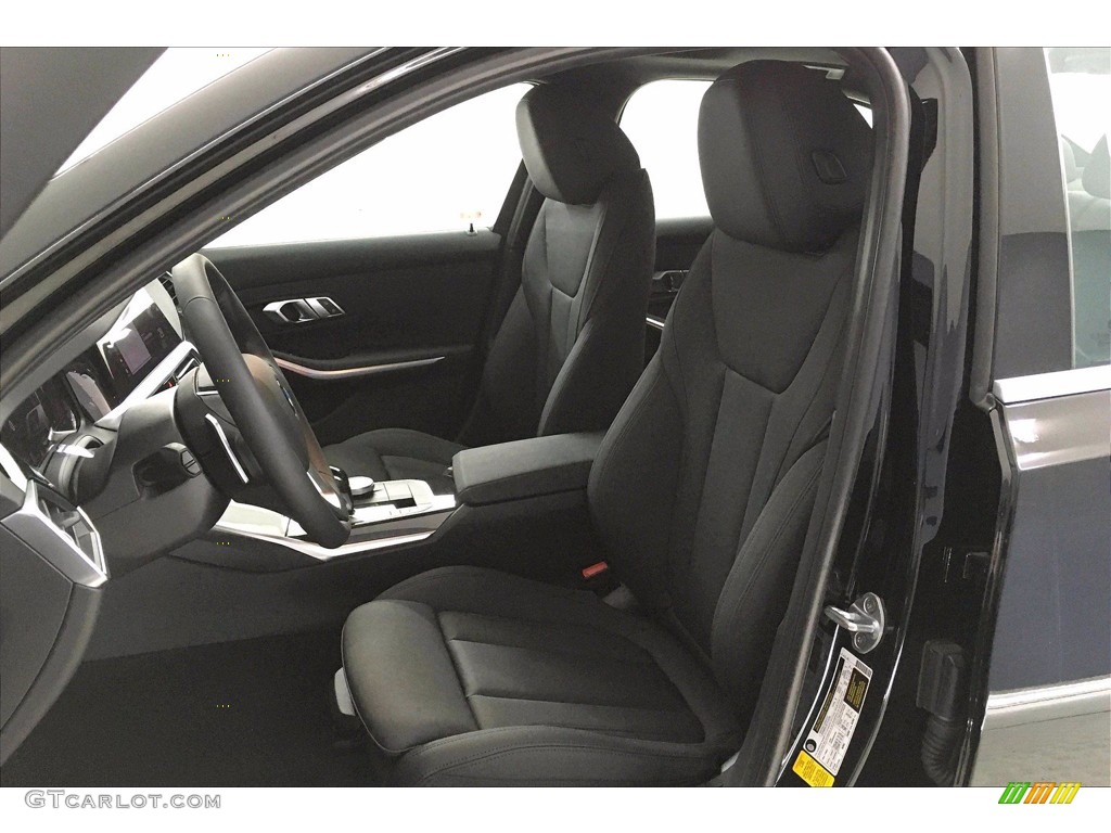 Black Interior 2021 BMW 3 Series 330i Sedan Photo #140064998