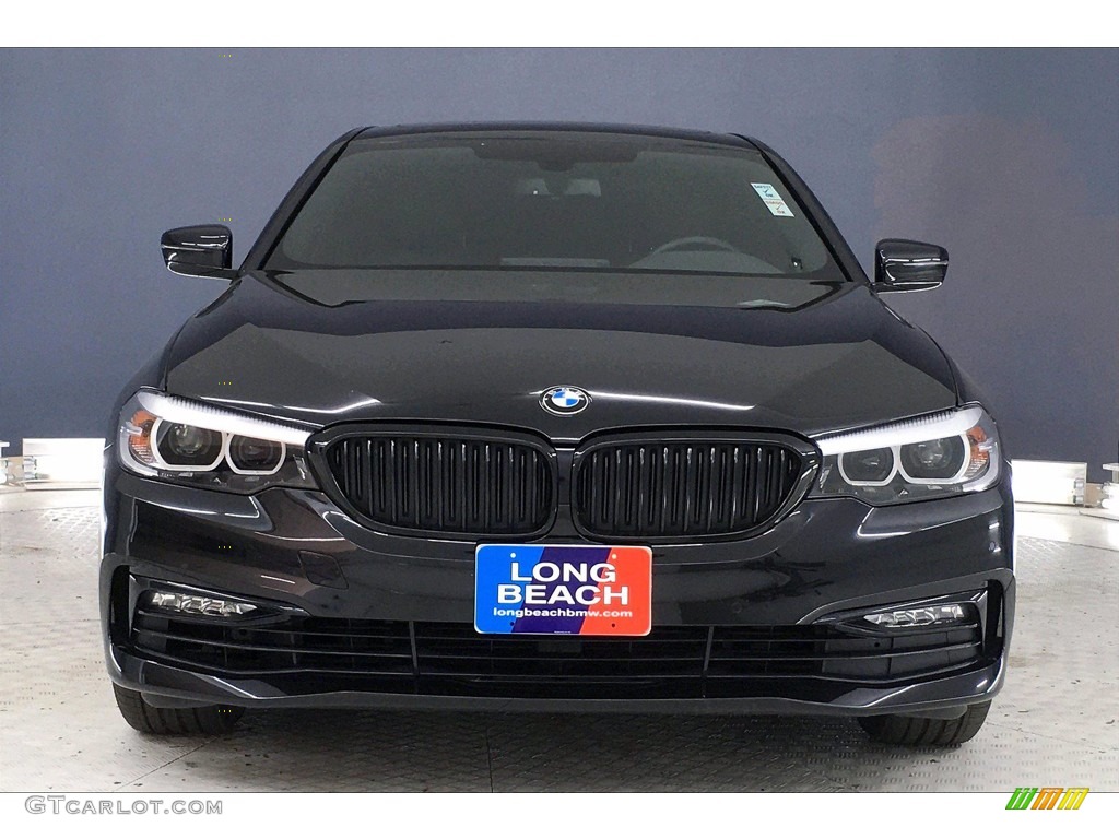 2018 5 Series 540i Sedan - Black Sapphire Metallic / Black photo #2