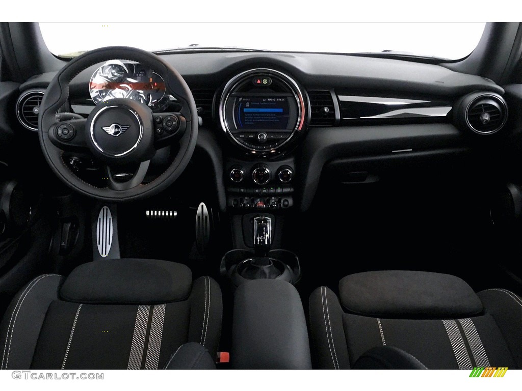 Dinamica/Carbon Black Double Stripe Interior 2021 Mini Hardtop Cooper 1499 GT Special Edition Photo #140066402