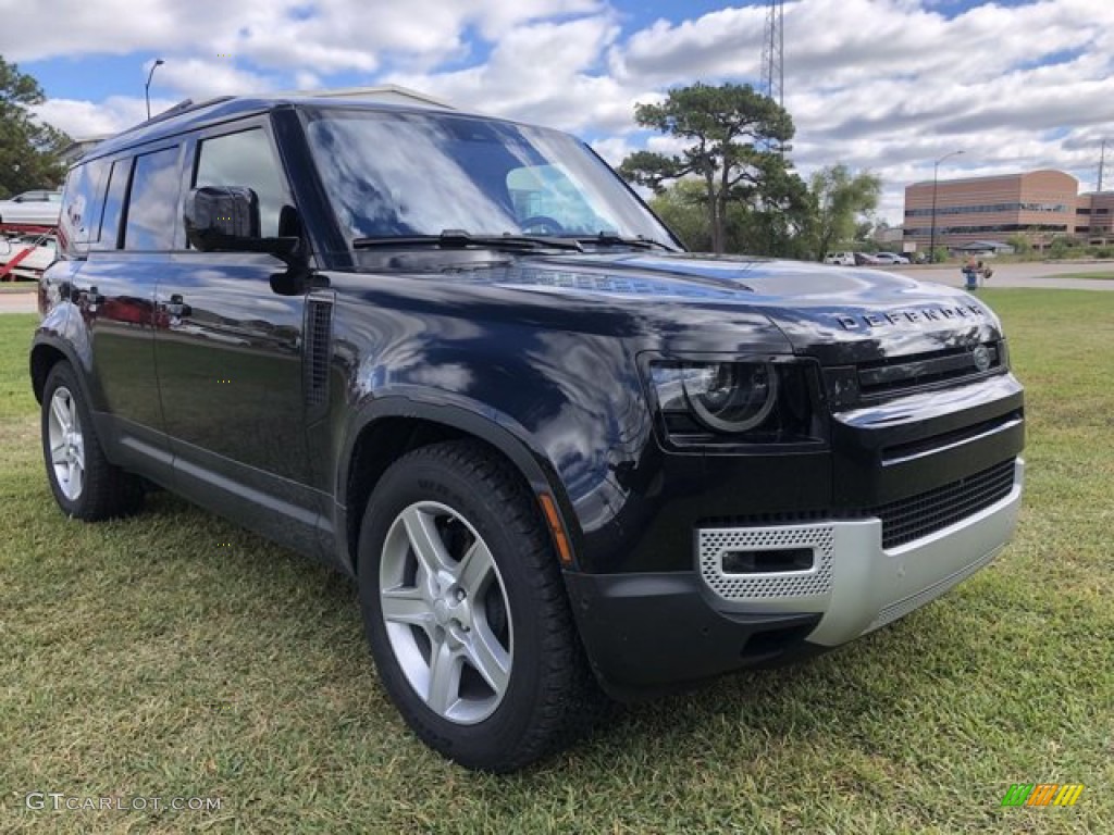 Santorini Black Metallic 2020 Land Rover Defender 110 SE Exterior Photo #140067479
