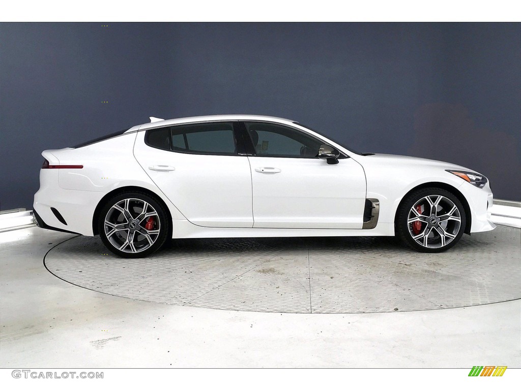 Snow White Pearl 2019 Kia Stinger GT AWD Exterior Photo #140068229