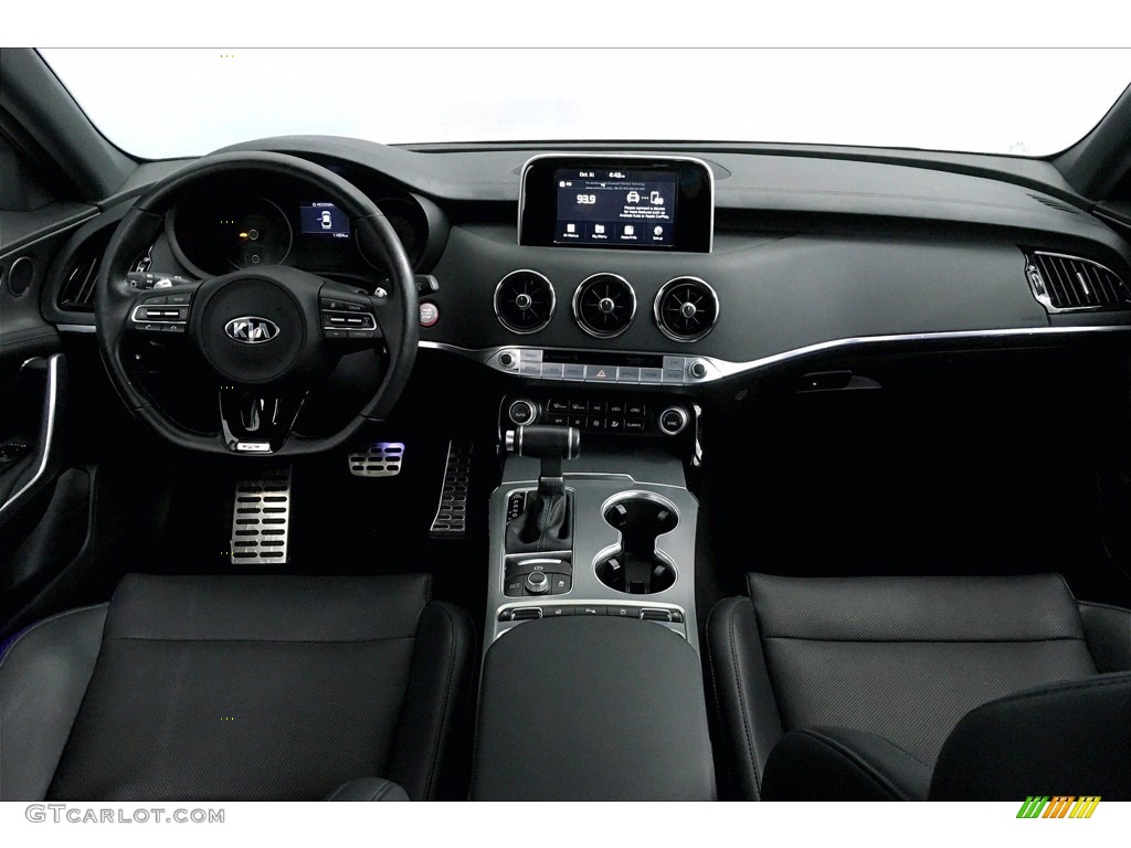 2019 Kia Stinger GT AWD Black Dashboard Photo #140068247
