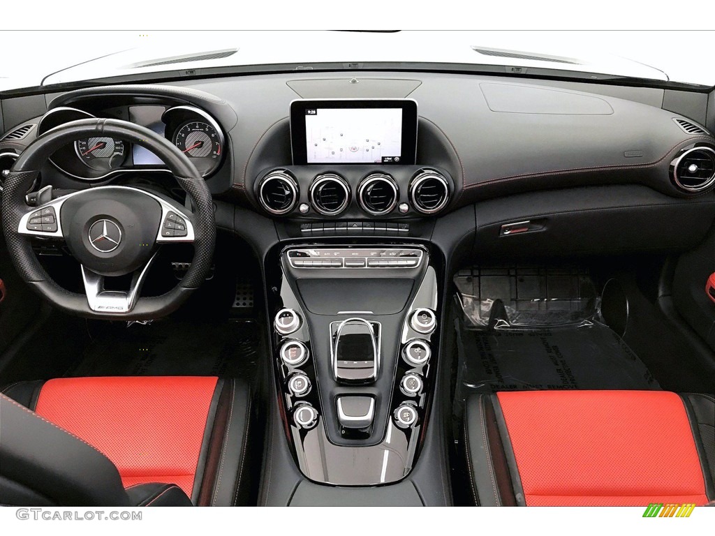 2018 AMG GT Roadster - Selenite Grey Metallic / Red Pepper/Black photo #15