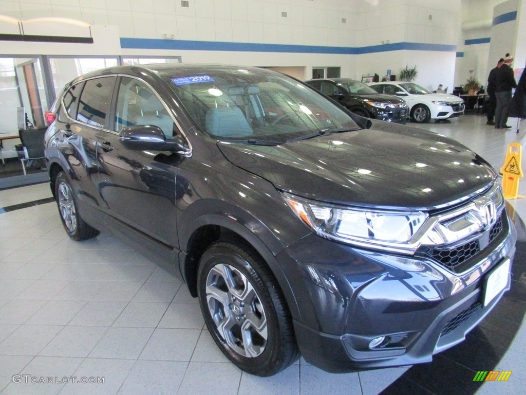 2019 CR-V EX-L AWD - Gunmetal Metallic / Gray photo #3