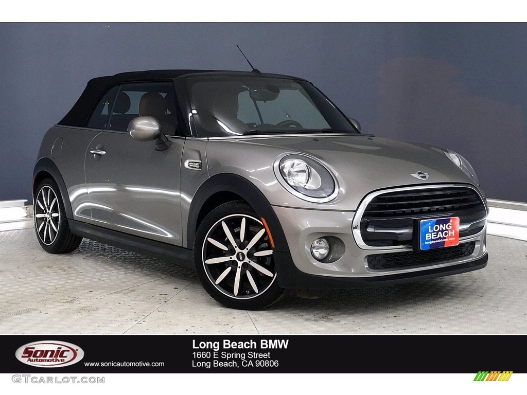 2017 Convertible Cooper - Melting Silver Metallic / Chesterfield Leather/Malt Brown photo #1
