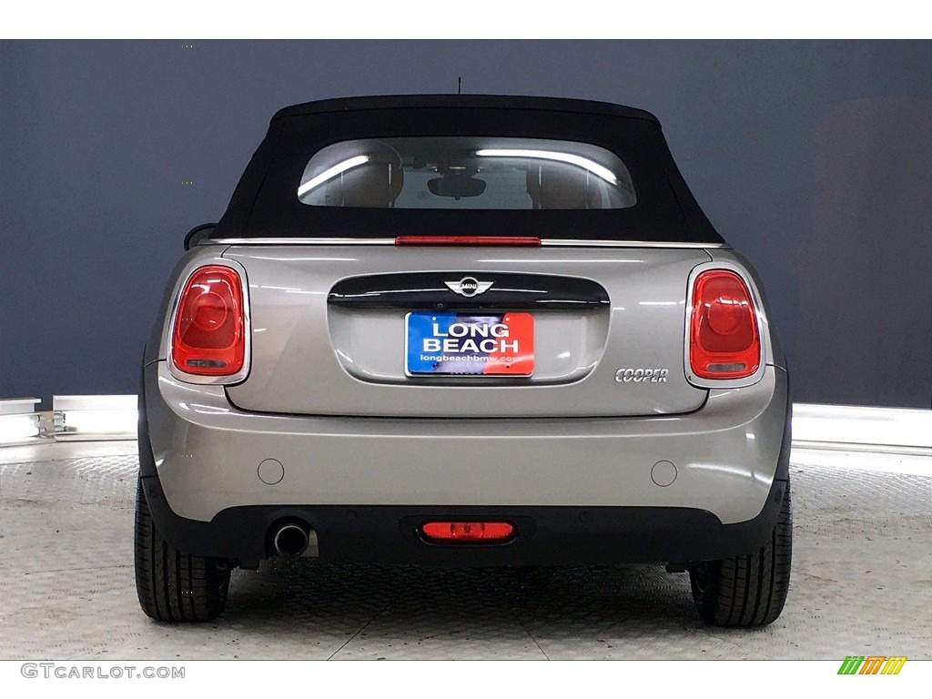 2017 Convertible Cooper - Melting Silver Metallic / Chesterfield Leather/Malt Brown photo #3