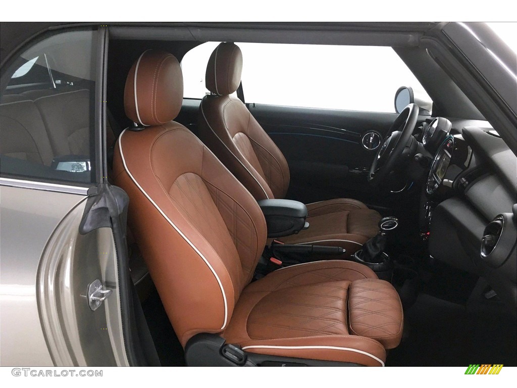 2017 Convertible Cooper - Melting Silver Metallic / Chesterfield Leather/Malt Brown photo #6