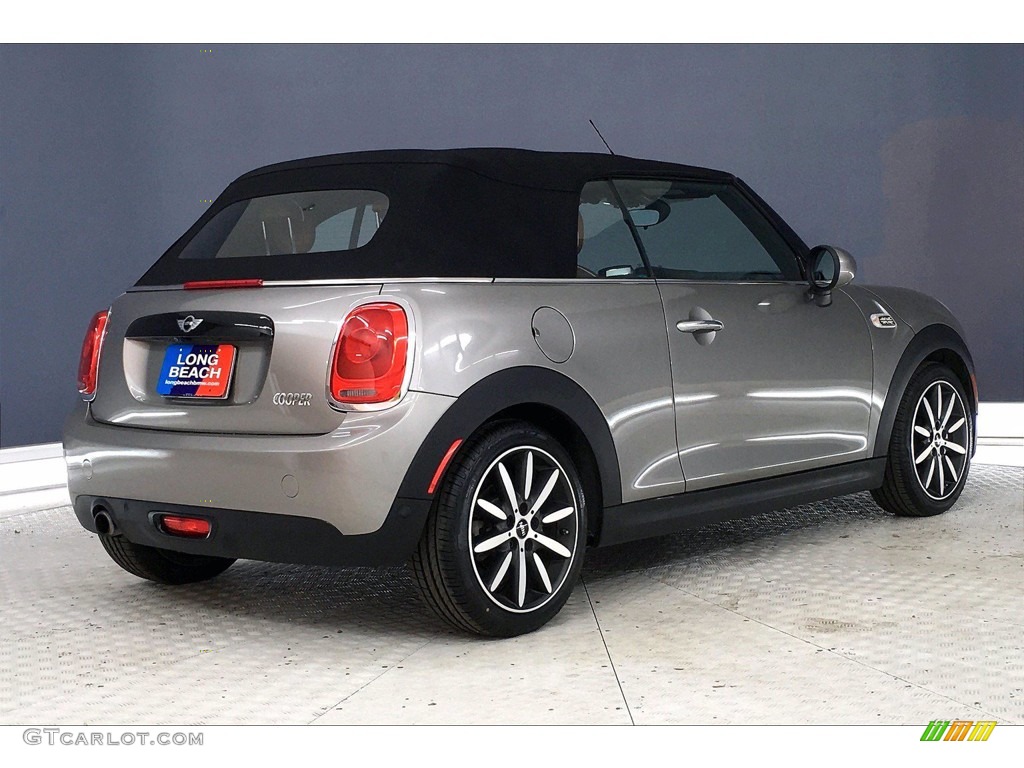 2017 Convertible Cooper - Melting Silver Metallic / Chesterfield Leather/Malt Brown photo #13