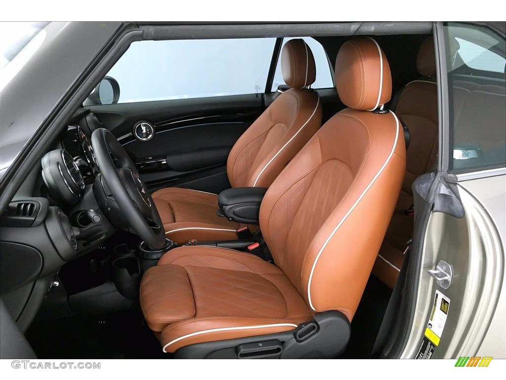 2017 Convertible Cooper - Melting Silver Metallic / Chesterfield Leather/Malt Brown photo #27