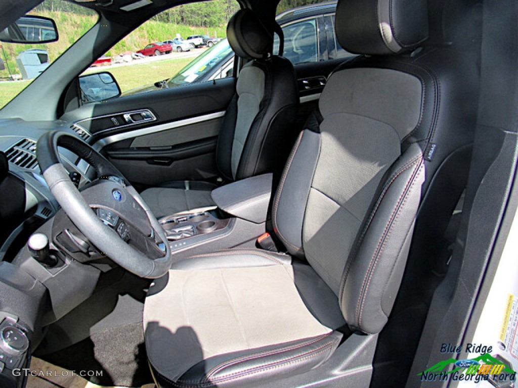 2017 Explorer XLT - White Platinum / Medium Light Camel photo #3